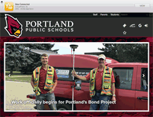 Tablet Screenshot of portlandk12.org